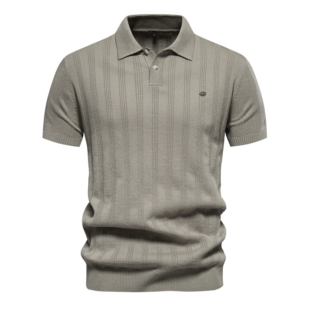 Waffle Knit Polo