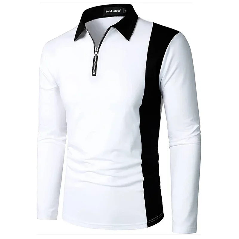 Long Sleeve Knit Polo
