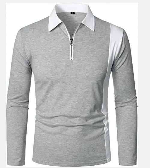 Long Sleeve Knit Polo