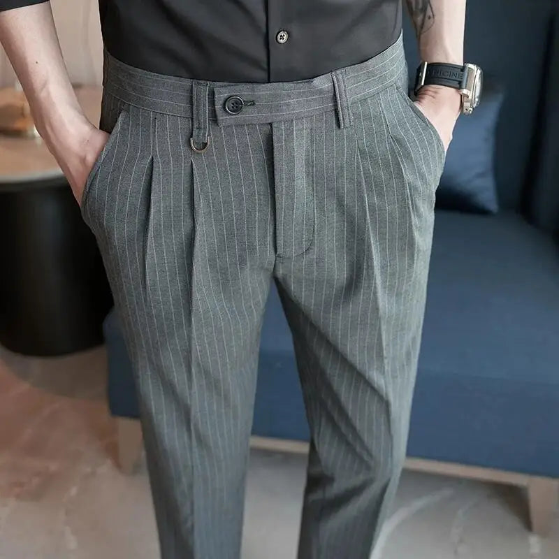 Pinstripe Trousers
