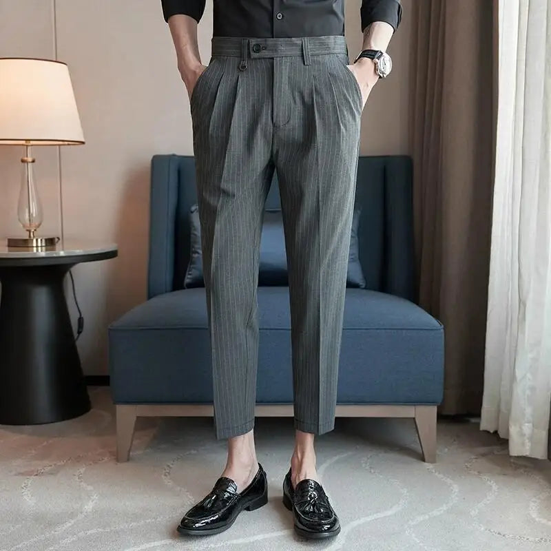 Pinstripe Trousers