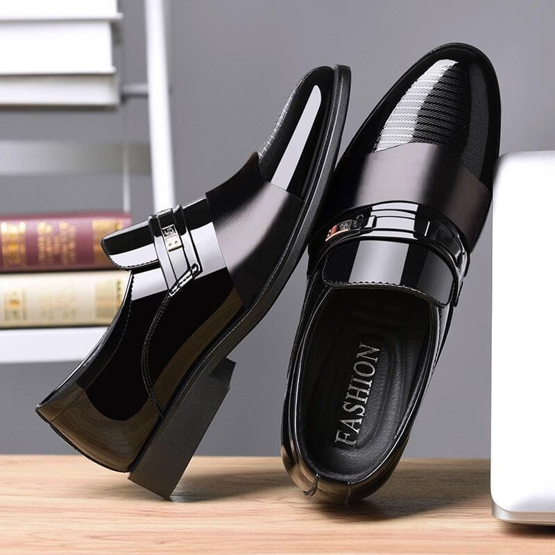 High Shine Leather Business Shoes