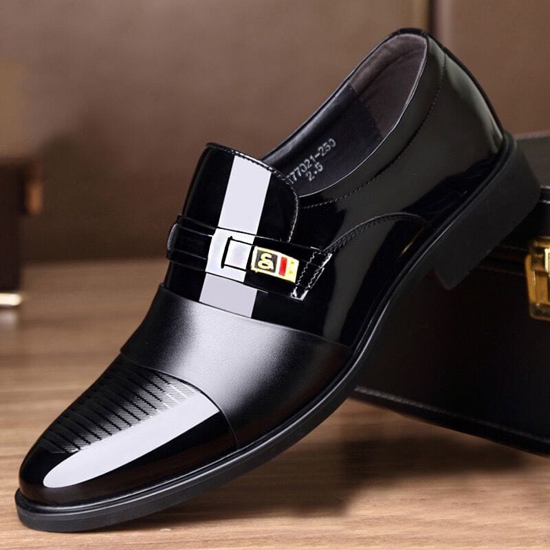 High Shine Leather Business Shoes