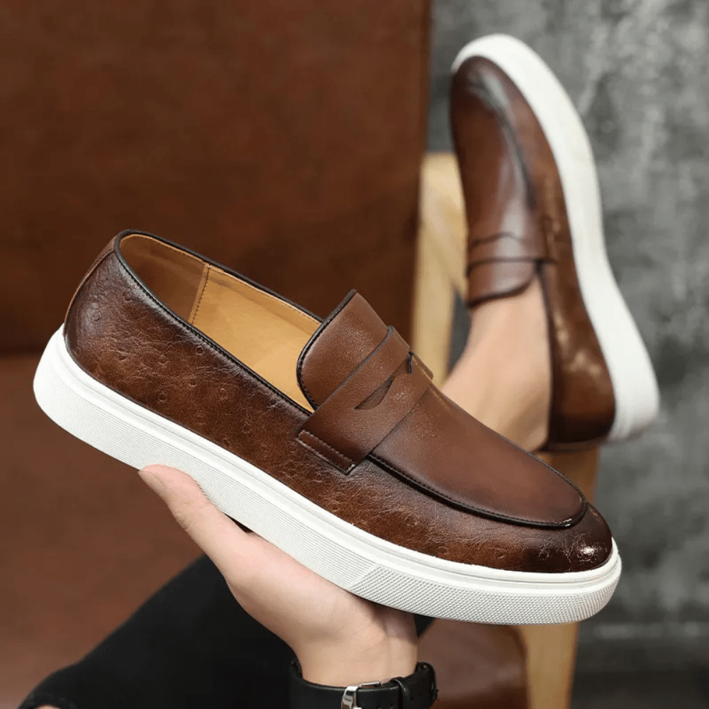 Reine Slip-On Leather Loafers