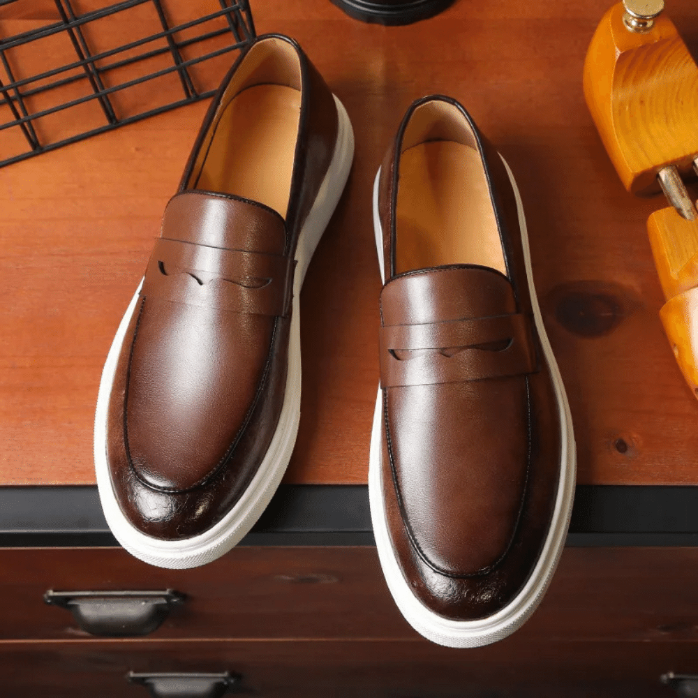 Reine Slip-On Leather Loafers