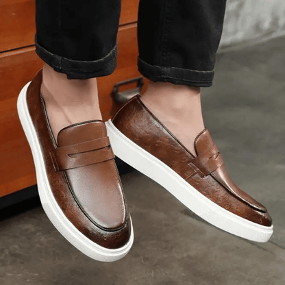 Reine Slip-On Leather Loafers