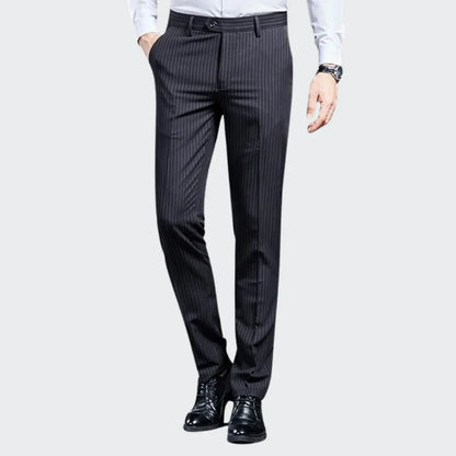 Premium Pinstripe Tailored Trousers