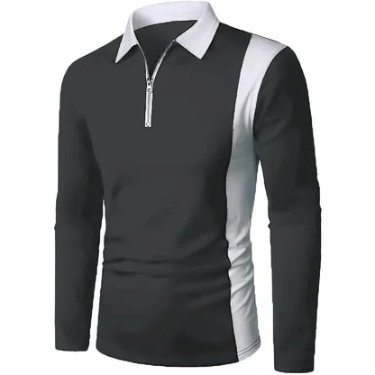 Long Sleeve Knit Polo