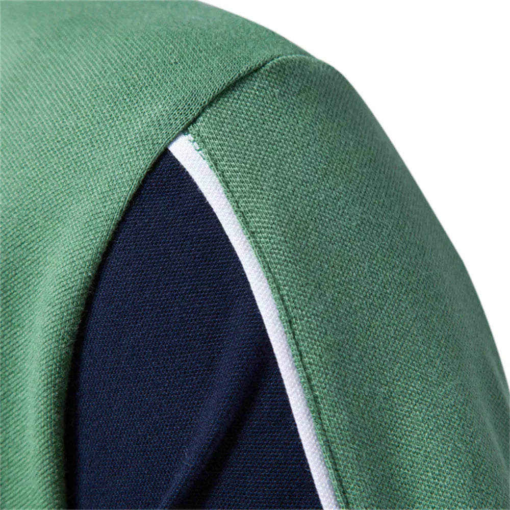Ribbed Trim Polo