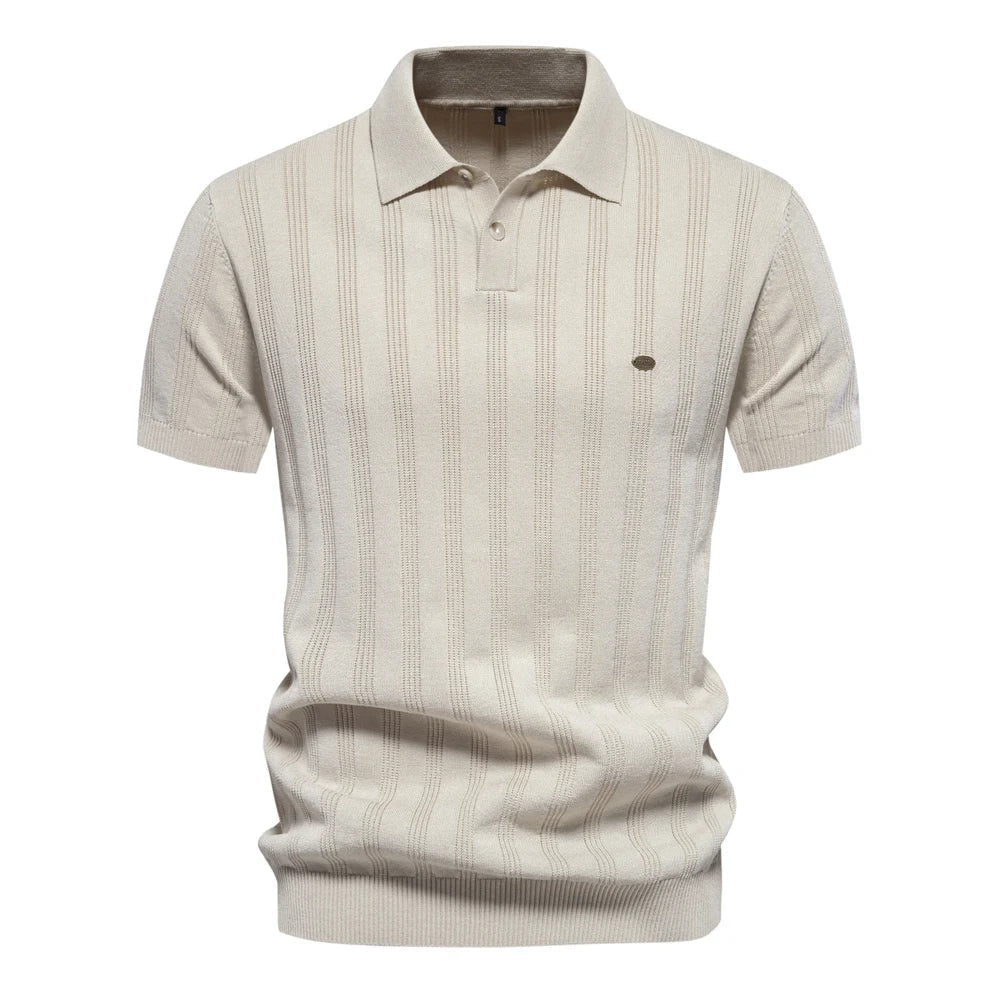 Waffle Knit Polo