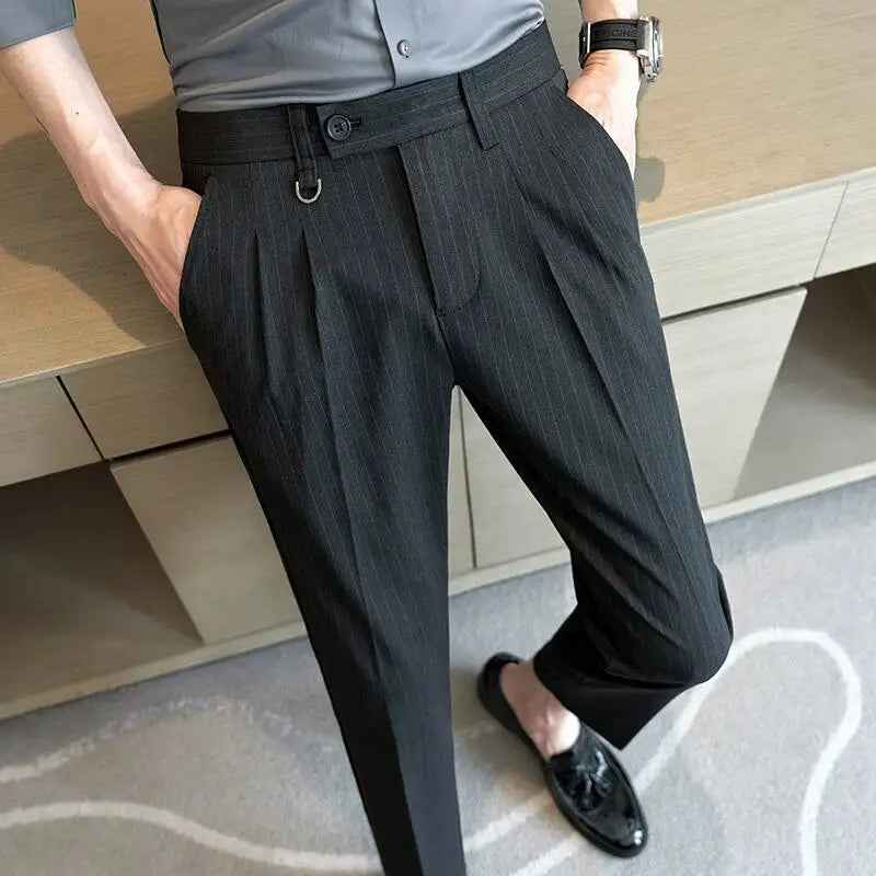 Pinstripe Trousers
