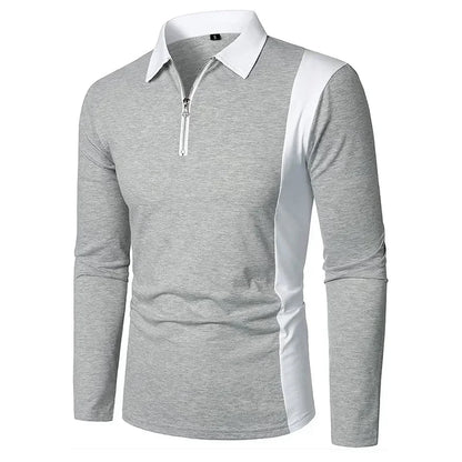 Long Sleeve Knit Polo