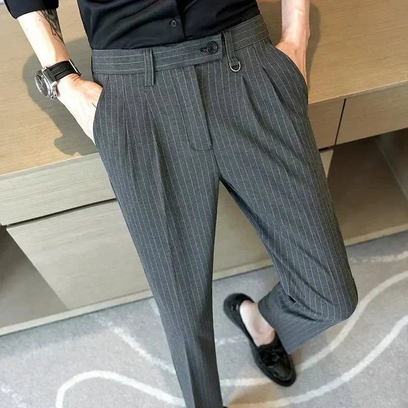 Pinstripe Trousers
