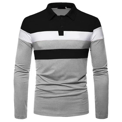 Long Sleeve Ribbed Polo