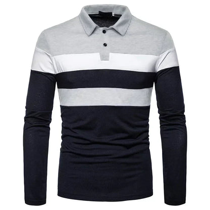 Long Sleeve Ribbed Polo