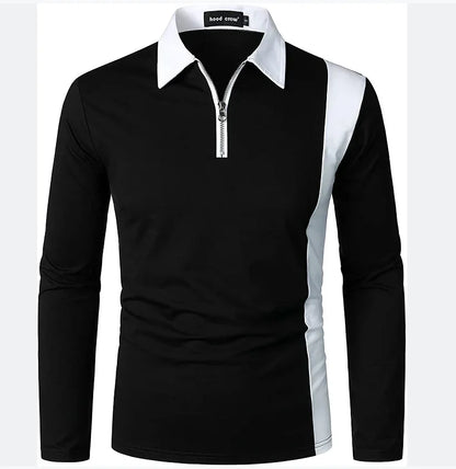 Long Sleeve Knit Polo