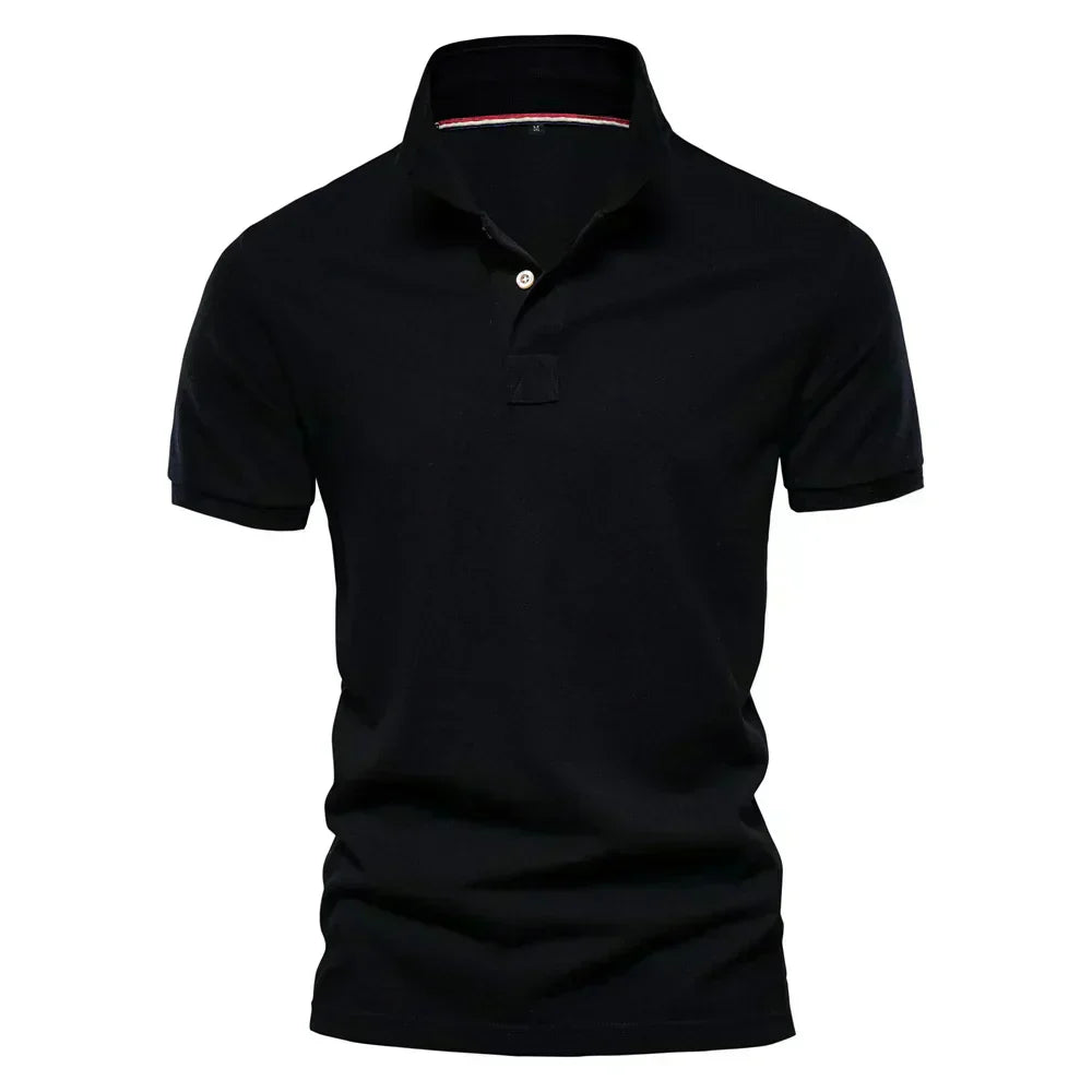 Textured Cotton Polo