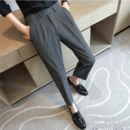 Pinstripe Trousers