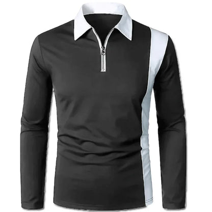 Long Sleeve Knit Polo