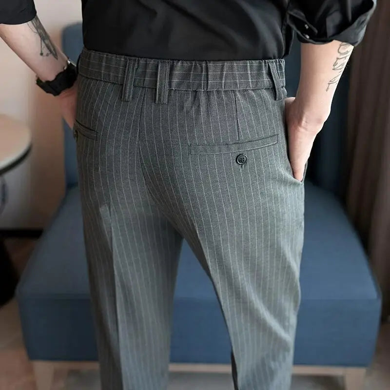 Pinstripe Trousers