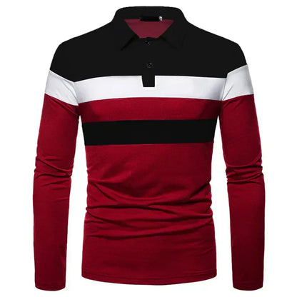Long Sleeve Ribbed Polo