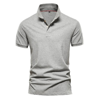Textured Cotton Polo
