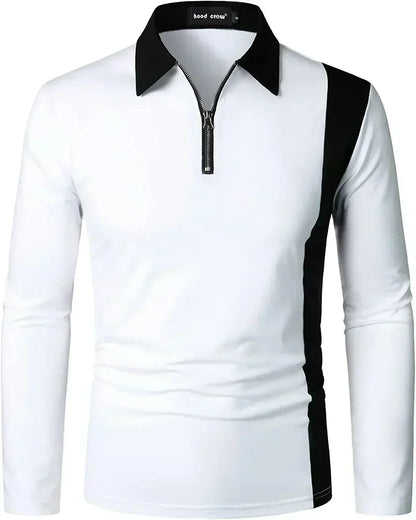 Long Sleeve Knit Polo