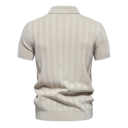 Waffle Knit Polo