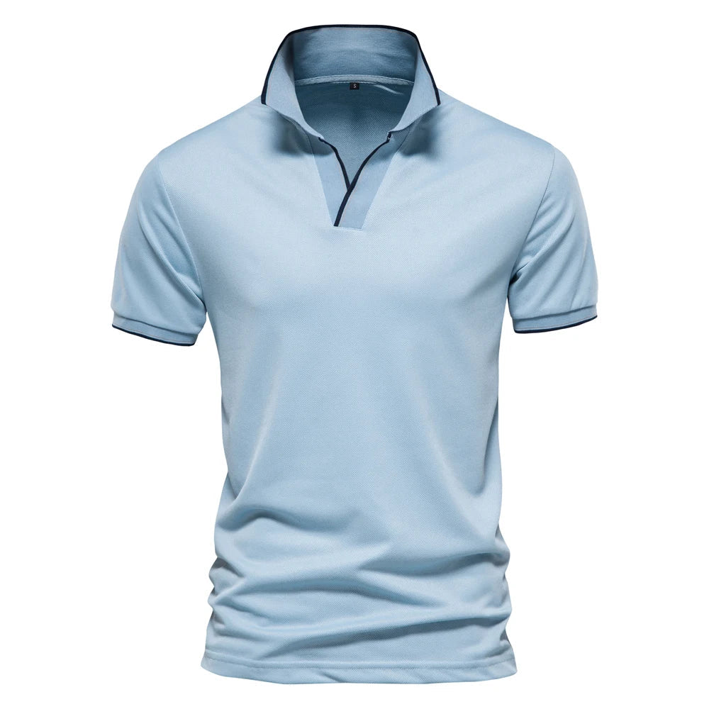 Fine Knit Polo Shirt