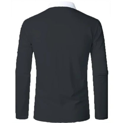 Long Sleeve Knit Polo