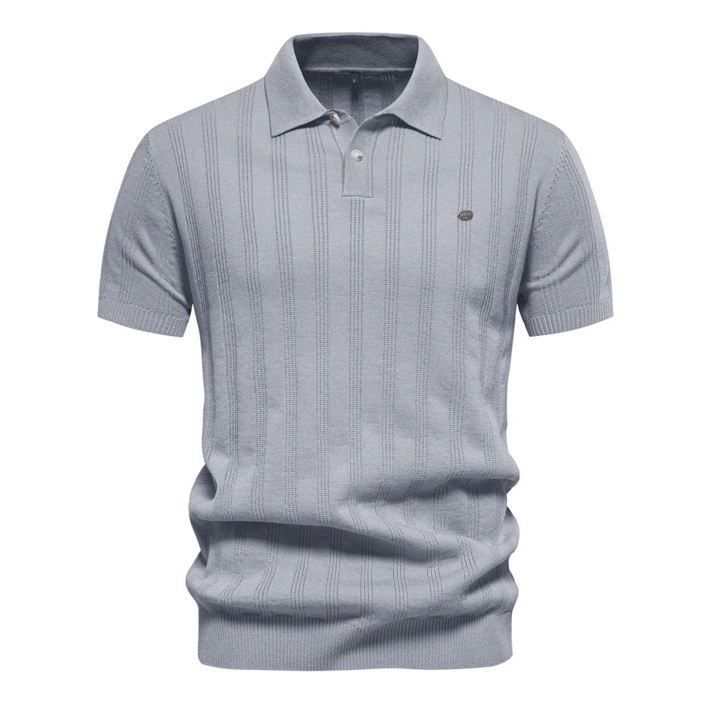 Waffle Knit Polo
