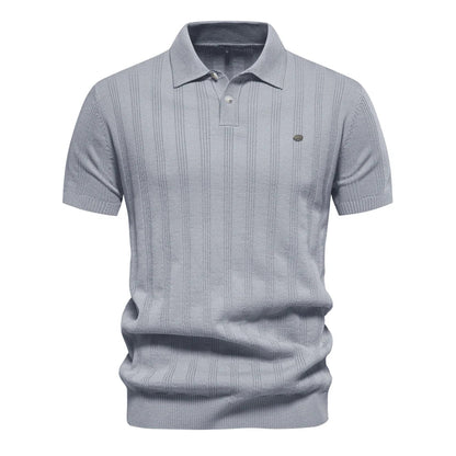 Waffle Knit Polo