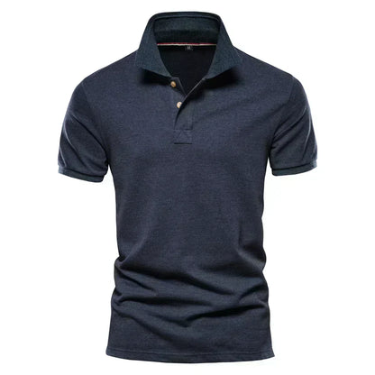 Textured Cotton Polo