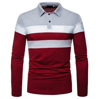 Long Sleeve Ribbed Polo