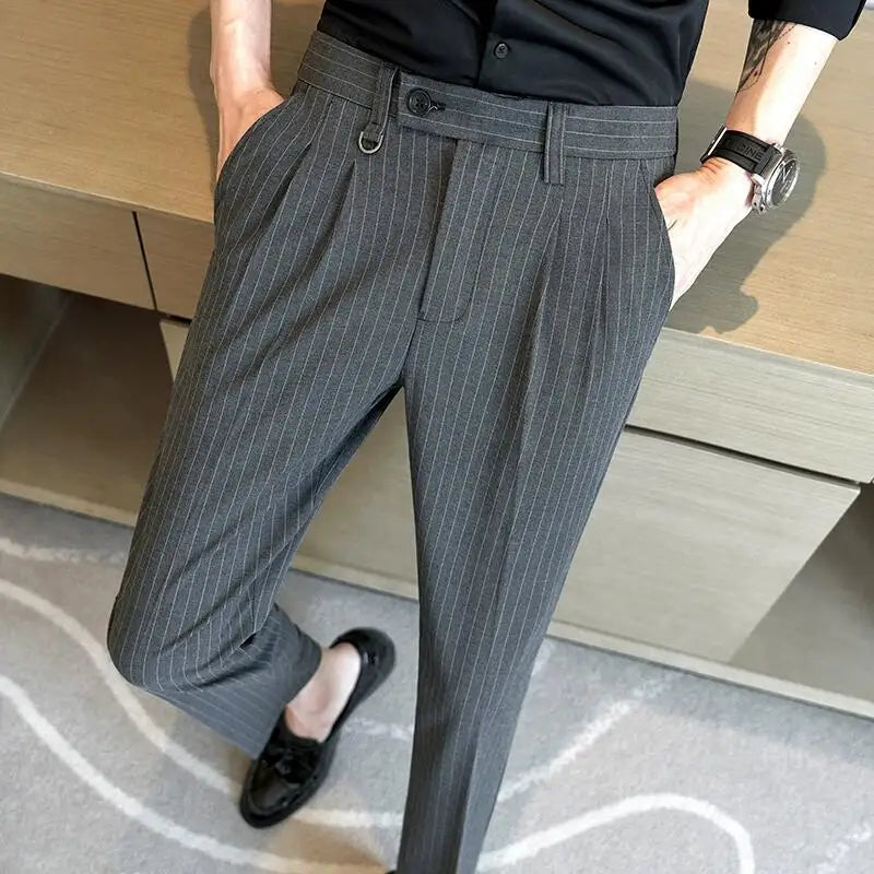 Pinstripe Trousers