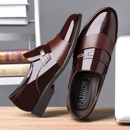 High Shine Leather Business Shoes