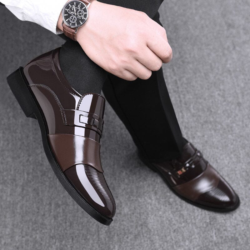 High Shine Leather Business Shoes