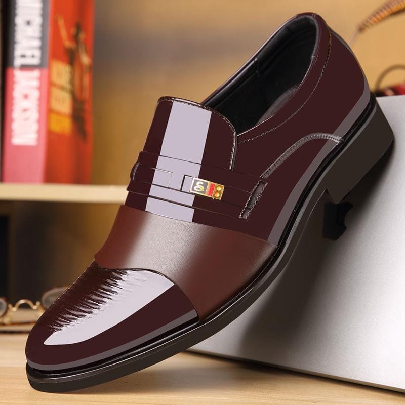 High Shine Leather Business Shoes